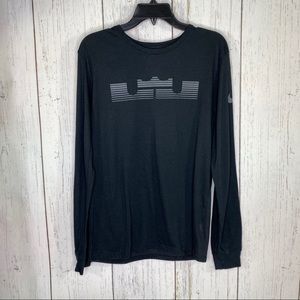 Nike dri fit men long sleeve shirt sport medium